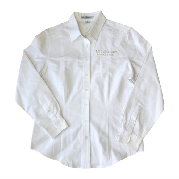 Port Authority Button Up Shirt Embroidered Lucchese Medium - Picture 1 of 6